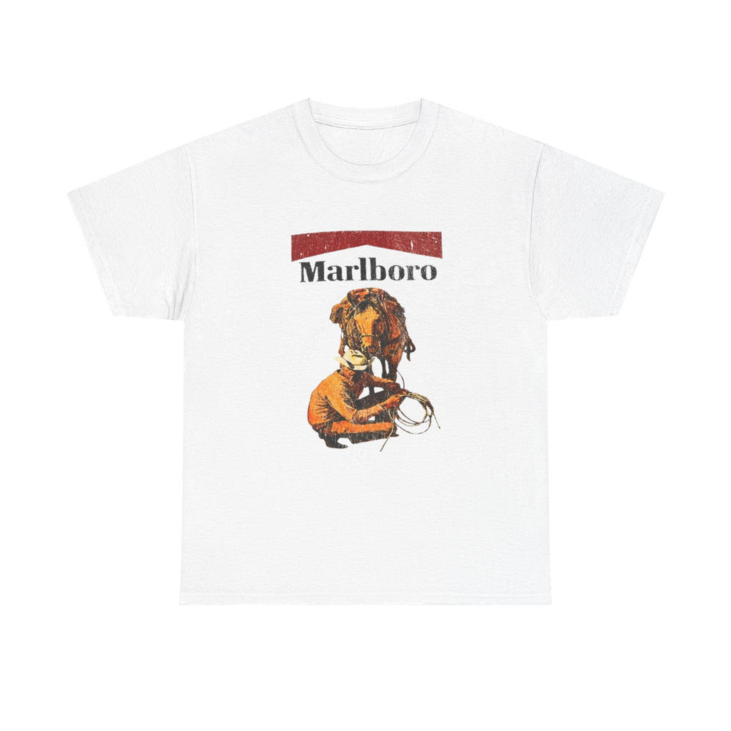 Marlboro Cowboy Graphic Vintage T-Shirt Reprint