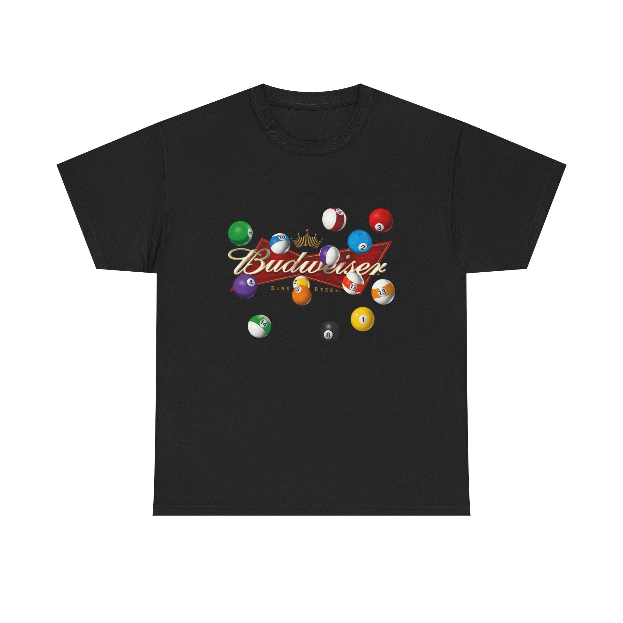 Budweiser Pool Balls Vintage T-Shirt Reprint