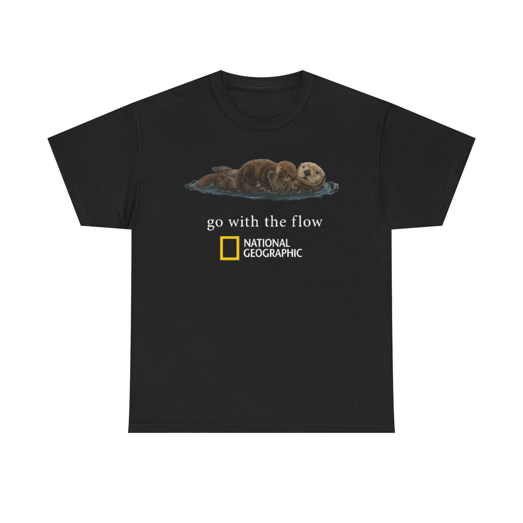 National Geographic Go With the Flow Vintage T-Shirt Reprint