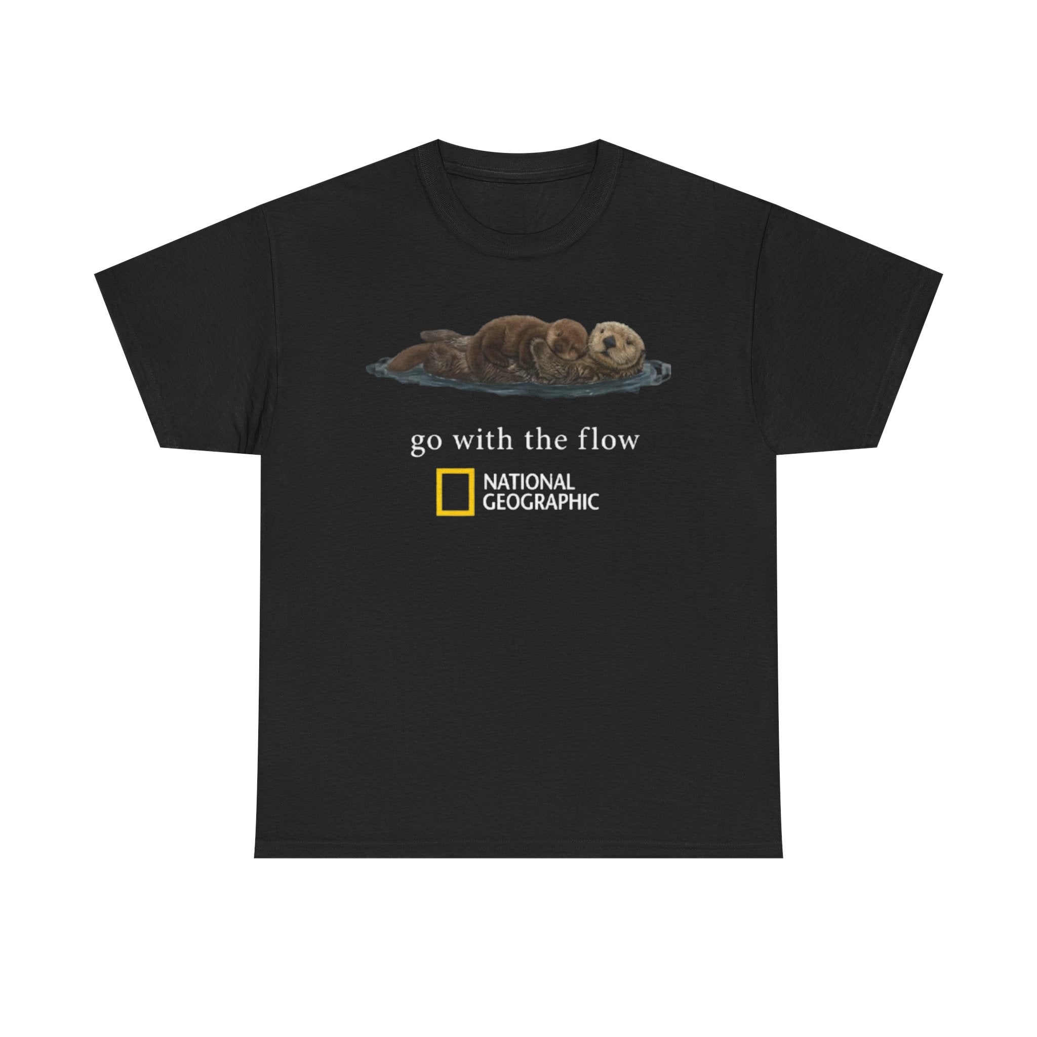 National Geographic Go With the Flow Vintage T-Shirt Reprint