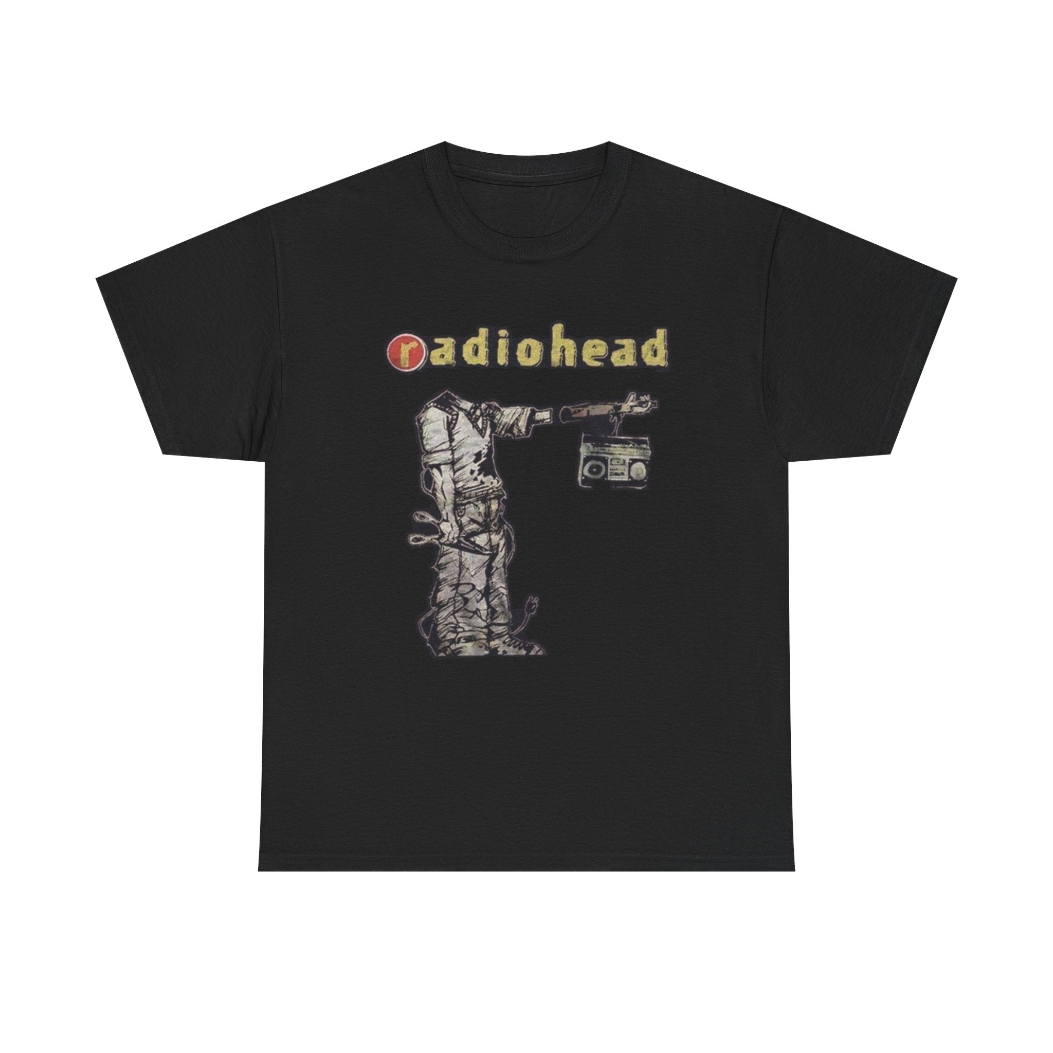 Radiohead Boombox Vintage T-Shirt Reprint