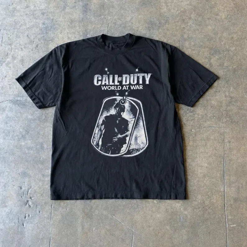 Call of Duty World at War Vintage T-Shirt Reprint